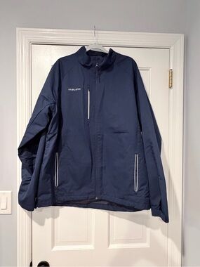 Bauer Men's Dark Blue Full-Zip Performance Jacket XXL